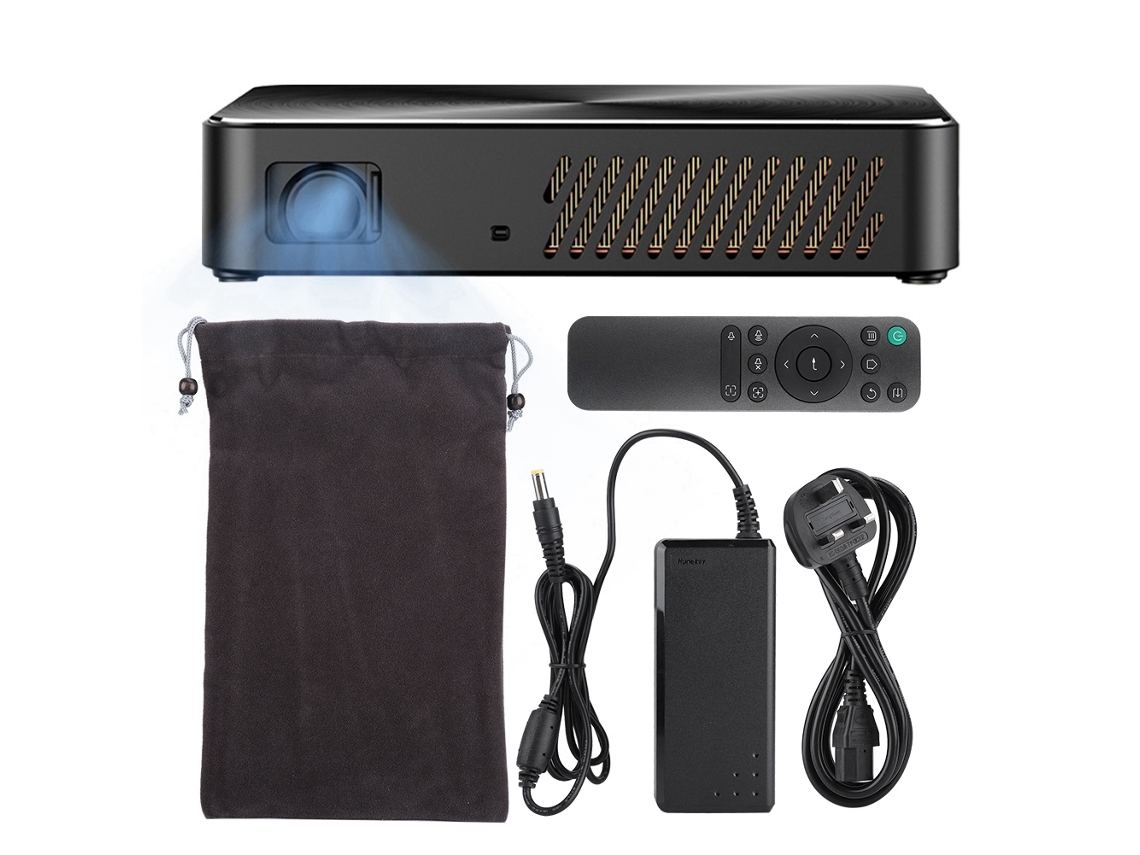Proyector portátil de 1080p para interiores y exteriores