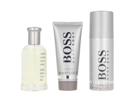Conjunto de Perfume Boss Bottled Hugo Boss-Boss Edt 3 Pcs