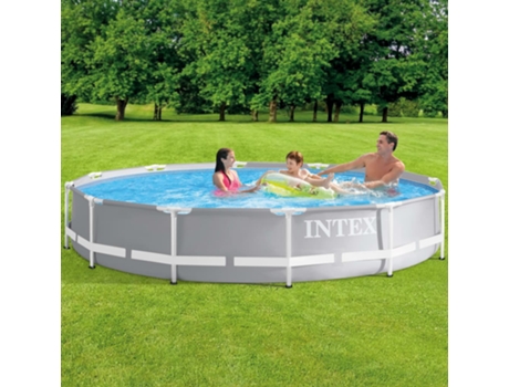 Conjunto De Piscina Prism Frame Premium 366X76 cm INTEX