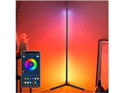 Lámpara De Pie Esquinera Para Sala De Estar, 150 Led, Luz Ambiental Rgb Inteligente Para Dormitorio Nórdico.