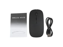 Ratón inalámbrico Bluetooth 5.0, silencioso y recargable.