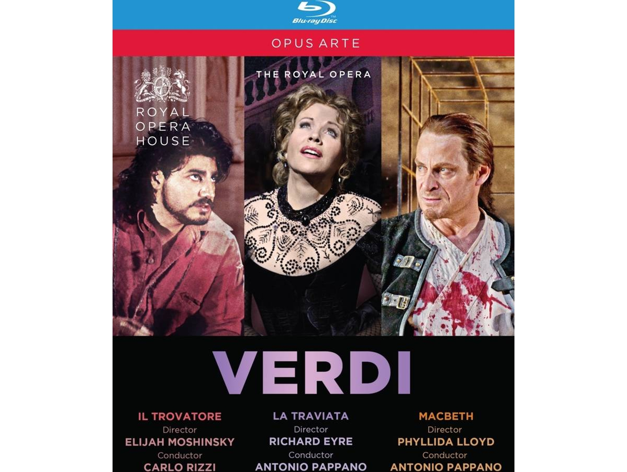Blu-ray Video Various - Il Trovatore/La Traviata/Macbeth (3 CDs)