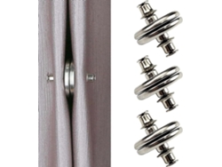 Rebe-4 Pares De Hebillas Magnéticas Para Cortinas De Metal Con Peso Fuerte Para Baño Sala Dormitorio Oficina