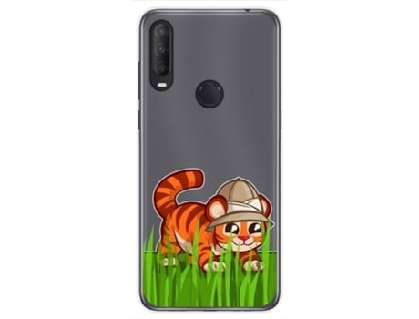 Carcasa Alcatel 1S 2020 TUMUNDOSMARTPHONE Dibujos Transparente Multicolor