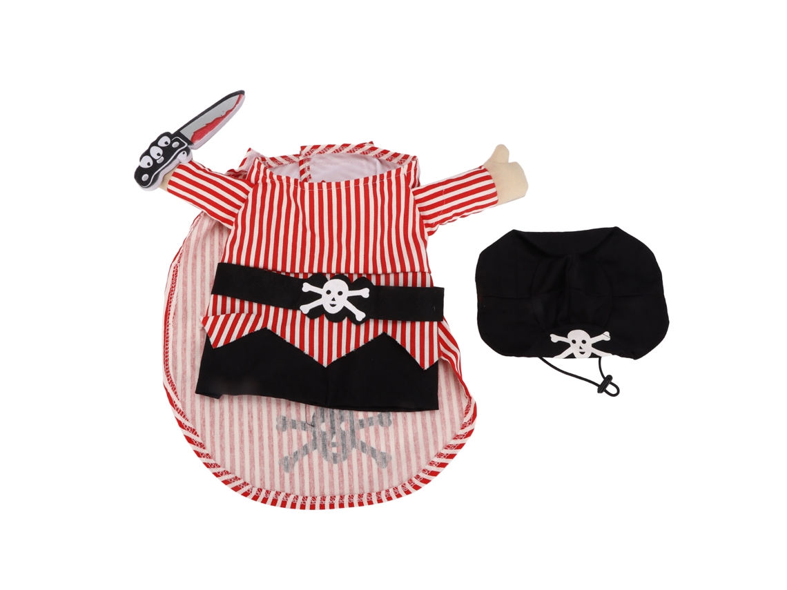 2026altiro-traje De Pirata Para Mascotas Con Sombrero Disfraz Divertido Set De Disfraces Para Perros Y Gatos Talla Xl