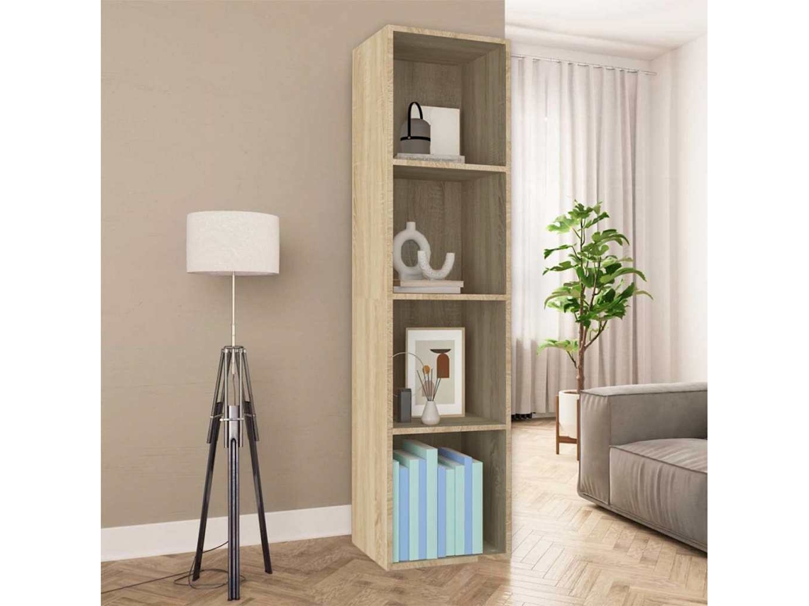 Estante/Mueble para TV de madera de roble Sonoma, DKD HOME DECOR