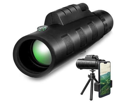 Telescopio Monocular ENZONS Dispositivo Infrarrojo de Visión Nocturna Hd 5X24 Infrarrojo -Negro
