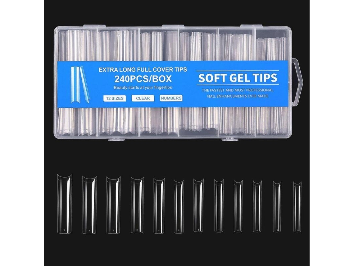 Kit Completo De Gel Suave Para Extensiones De Uñas, De Fácil Aplicación Y Removible Con Acetona.