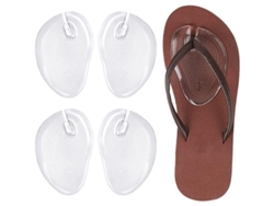 Piezas/2 Pares De Protectores De Dedos Para Chanclas, Almohadillas De Gel Resistentes Al Desgaste, Alfombrilla Para El Dedo Del Pie.