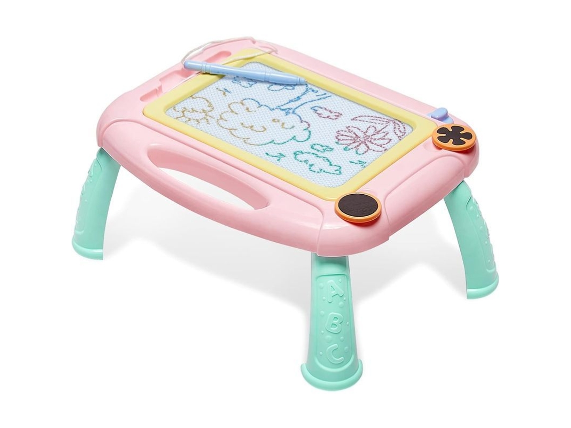 Bonita Pizarra Magnética Para Dibujar Para Niños Y Niñas Pequeños, Color Rosa.