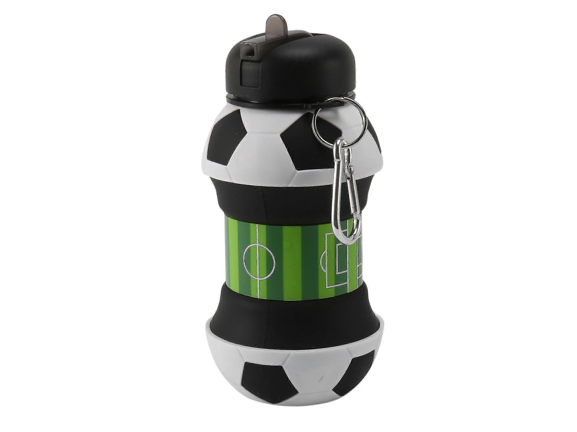 Botella De Agua Deportiva De Fútbol, Botellas De Viaje Plegables Con Silicona Rosewell
