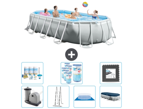 Piscina Tubular INTEX 26796GN-CB43 (13365 L - 274x122cm)