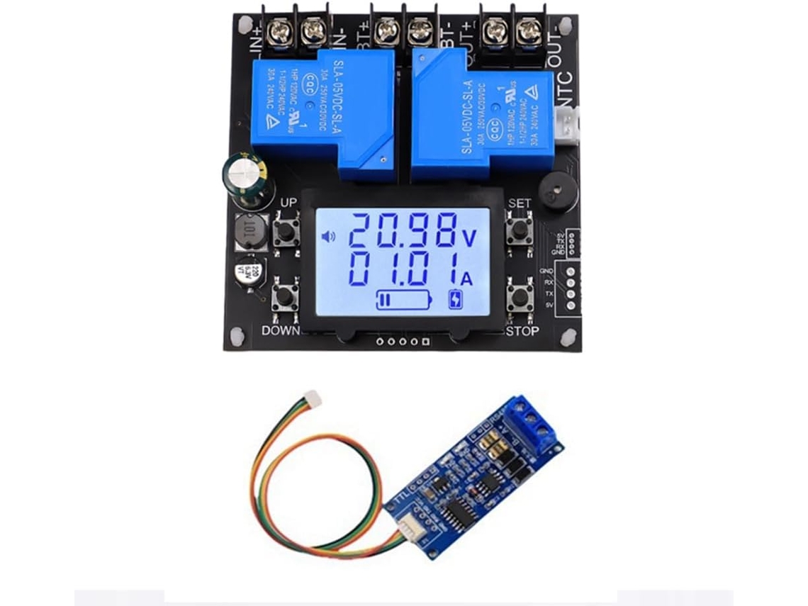 Protección Completa De La Batería Con El Módulo De Carga/descarga Xy-bt13l De 30 A Y K485x.