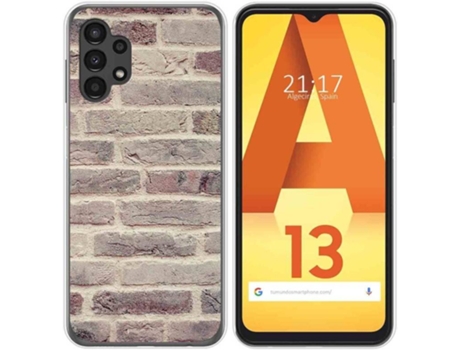 Carcasa para Samsung Galaxy A13 4G TUMUNDOSMARTPHONE Dibujos Ladrillo 01 Multicolor