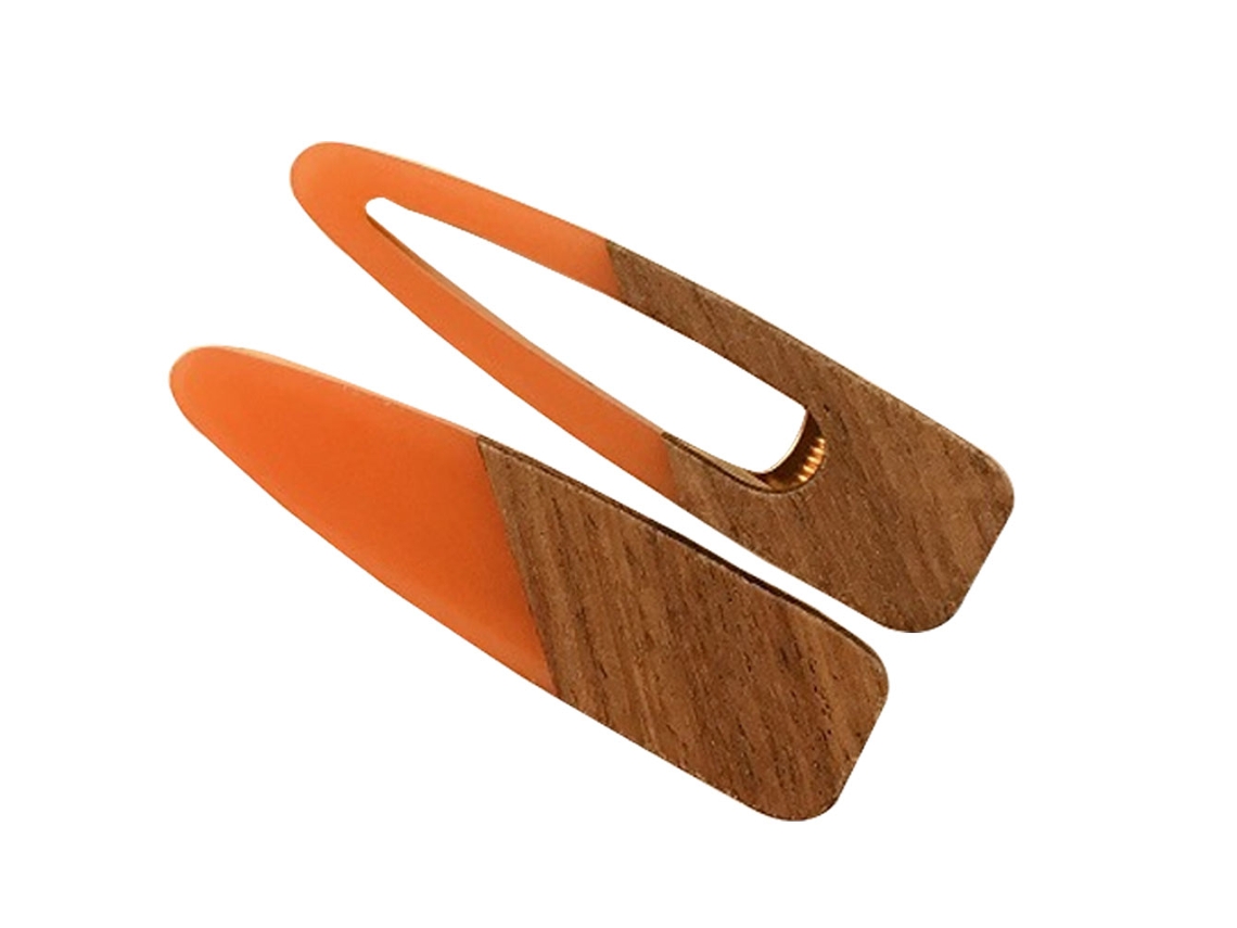 Pinzas para el cabello con forma de hoja de ácido acético para mujeres, pinzas para cabello rizado, pinzas para flequillo