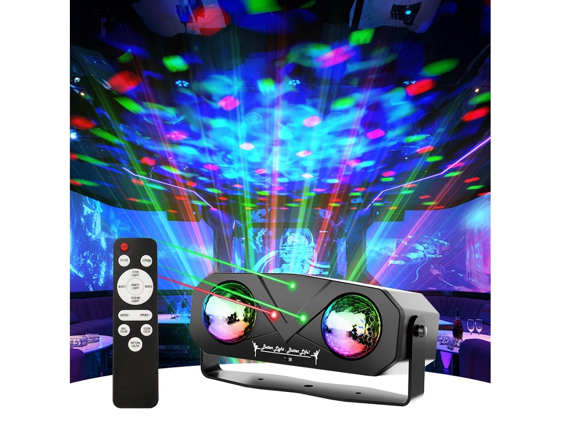 Proyector de lámpara, proyector de cielo estrellado para discotecas, ideal para fiestas, cumpleaños, Navidad e iluminación ambiental en bares y cocinas.