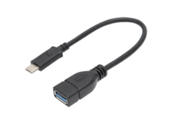 Cable Adaptador Usb 3.1 Tipo-c A Usb 3.0, 20 Cm De Largo, Para Carga Y Datos.*