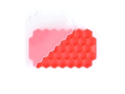 Cubo De Hielo De Silicona Reutilizable Con Tapa Extraíble - Rojo - Goeik