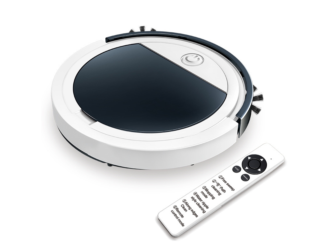 Aspirador Robot 3 En Uno Con Mando A Distancia, Delgado, 4 Motores, Limpieza Doméstica Eficiente, Perfecto Para Regalo