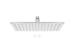 Ducha de techo con suministro de energía hidroeléctrica LED
