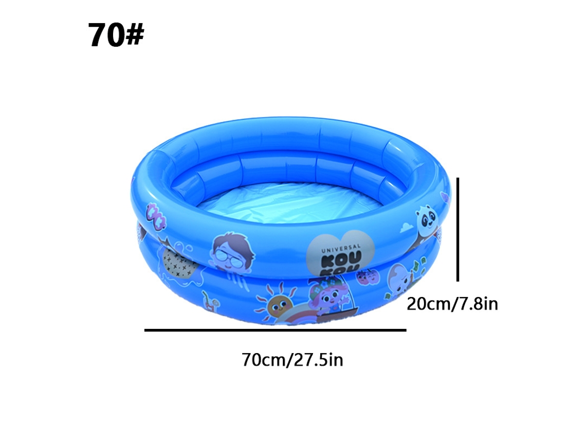 Piscina hinchable infantil SPQMENT (azul oscuro, 70x20cm)