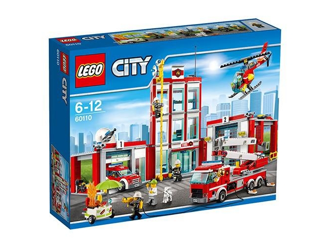 LEGO City: Cuerpo de bomberos 60110 (Edad Mínima: 6 - 919 Piezas)