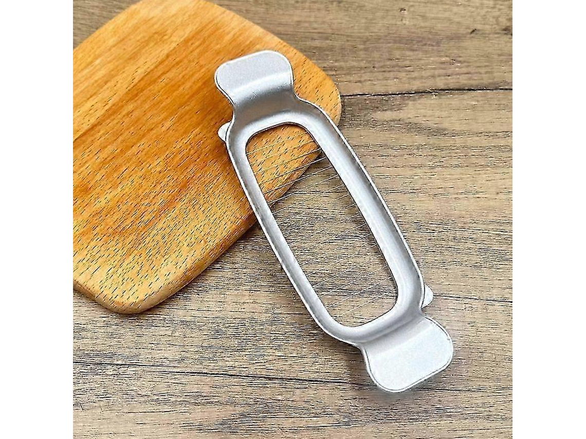 Cortador de queso y mantequilla de acero inoxidable - Utensilio de cocina multifuncional para queso y mantequilla en bloque. Rosewell