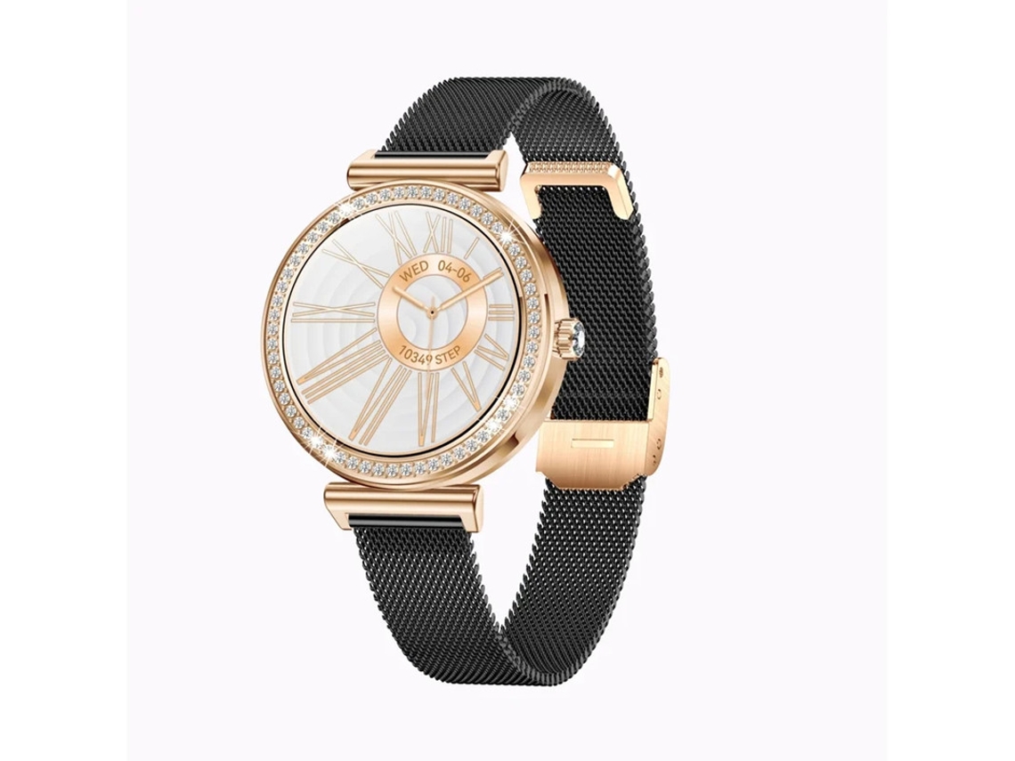 Reloj inteligente I109 de 1,27 pulgadas con Bluetooth, llamadas, monitorización de salud, más de 100 modos deportivos, IP68, resistente al agua, oro rosa. Bestvite