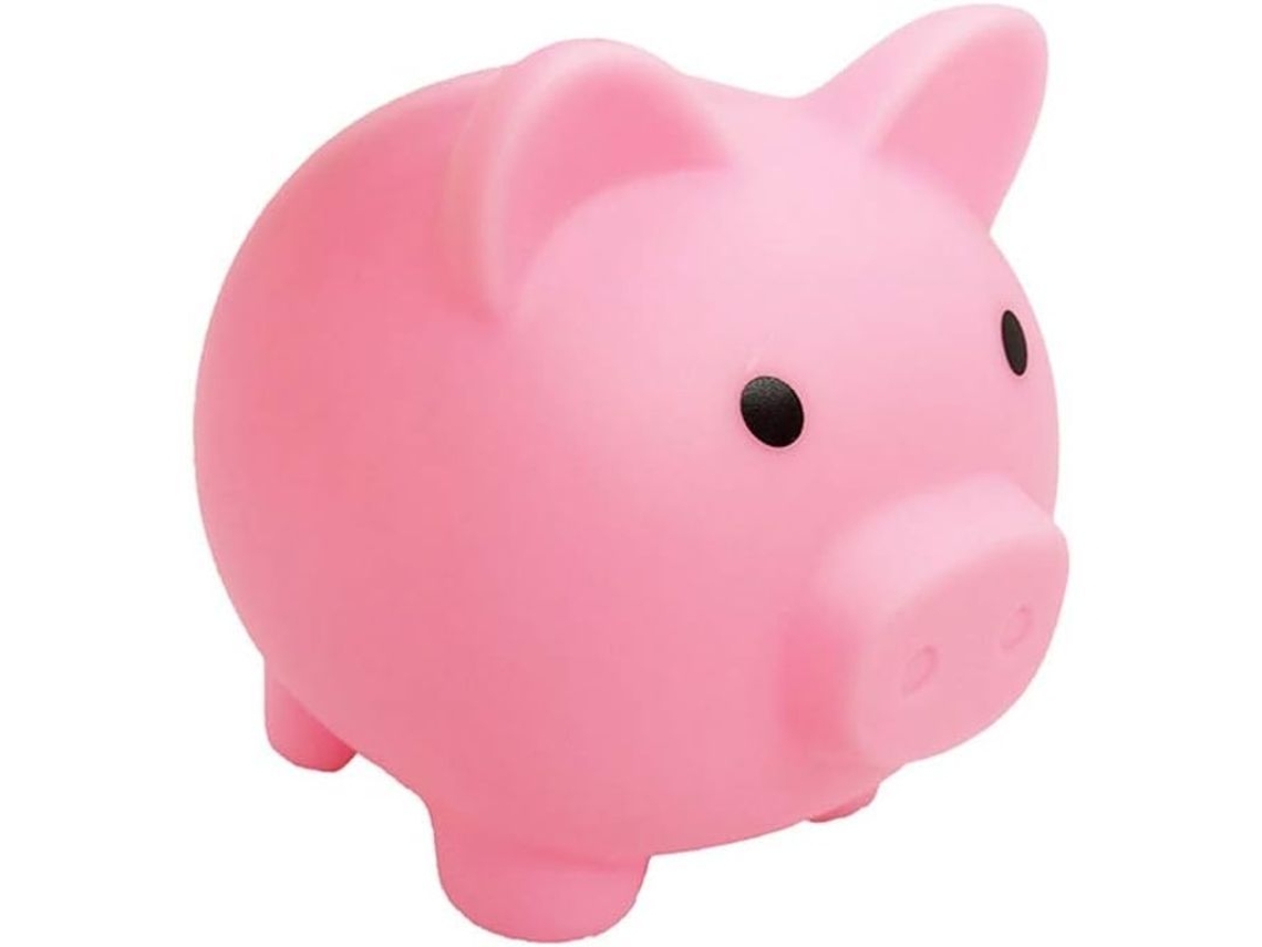 Hucha Infantil De Silicona Rosa 2025, 15x12x13,5 Cm, Juguete Decorativo Para Guardar Dinero Y Regalo Para La Mesa.