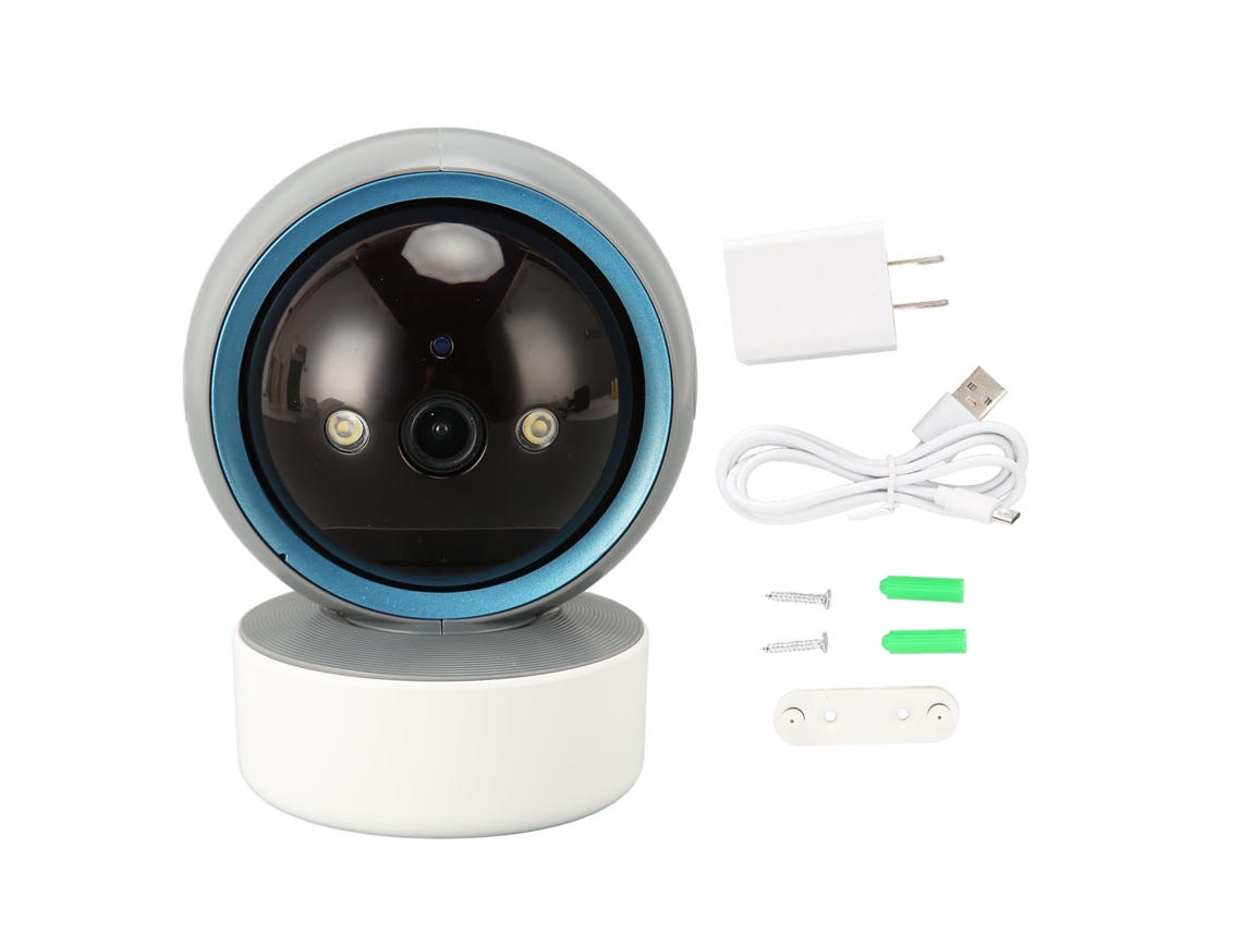 Câmera Indoor 2k Wi-fi Sem Fio Visão Noturna Áudio Bidirecional Para Bebê Pet Segurança Residencial 2.4g