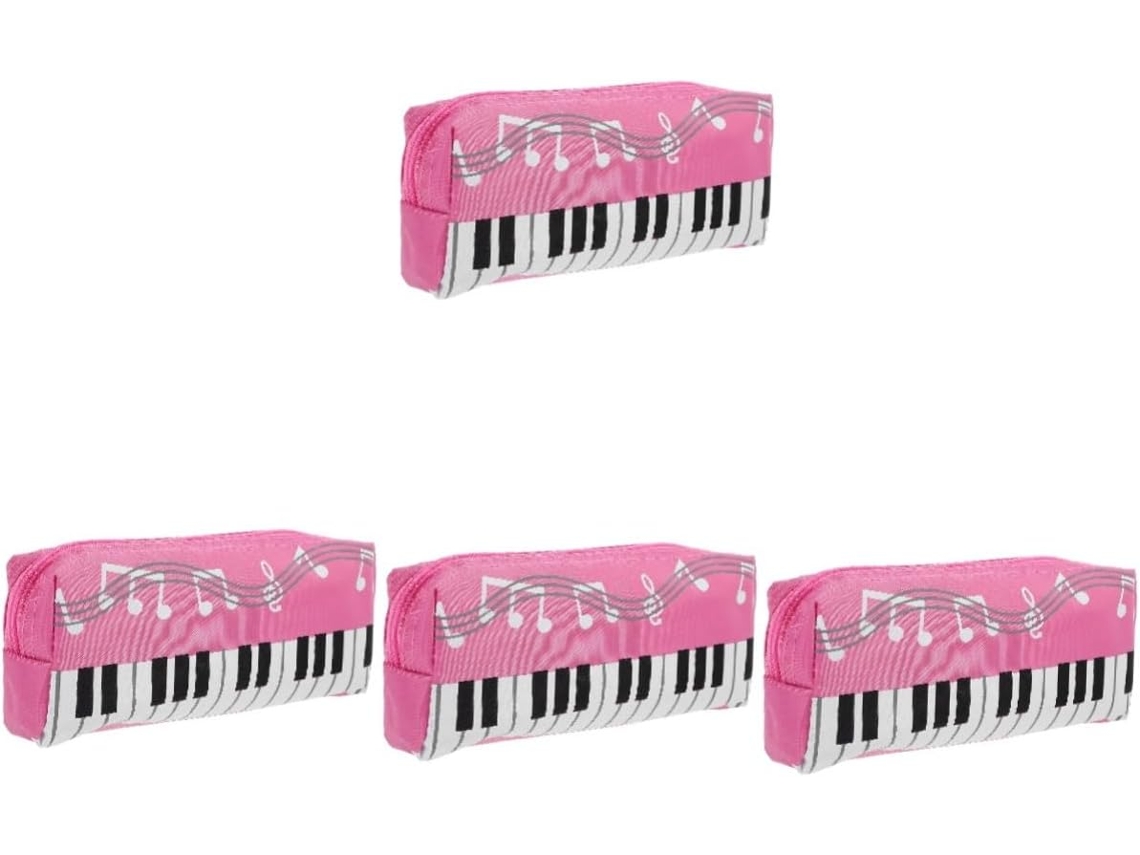 Besportble Estuche De Teclado De Piano Y Útiles Escolares Para Niñas 19.50x9.00x4.00 Cm - Color: Estuche Pa...