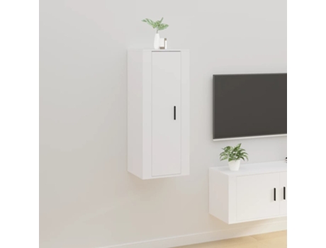 Mueble De Tv De Pared VIDAXL Blanco Madera contrachapada (40x34.5x100 )
