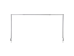 Barra mesa decorativa ESSCHERT DESIGN (117.7-211.5 x 3.7 x 110.5 cm)