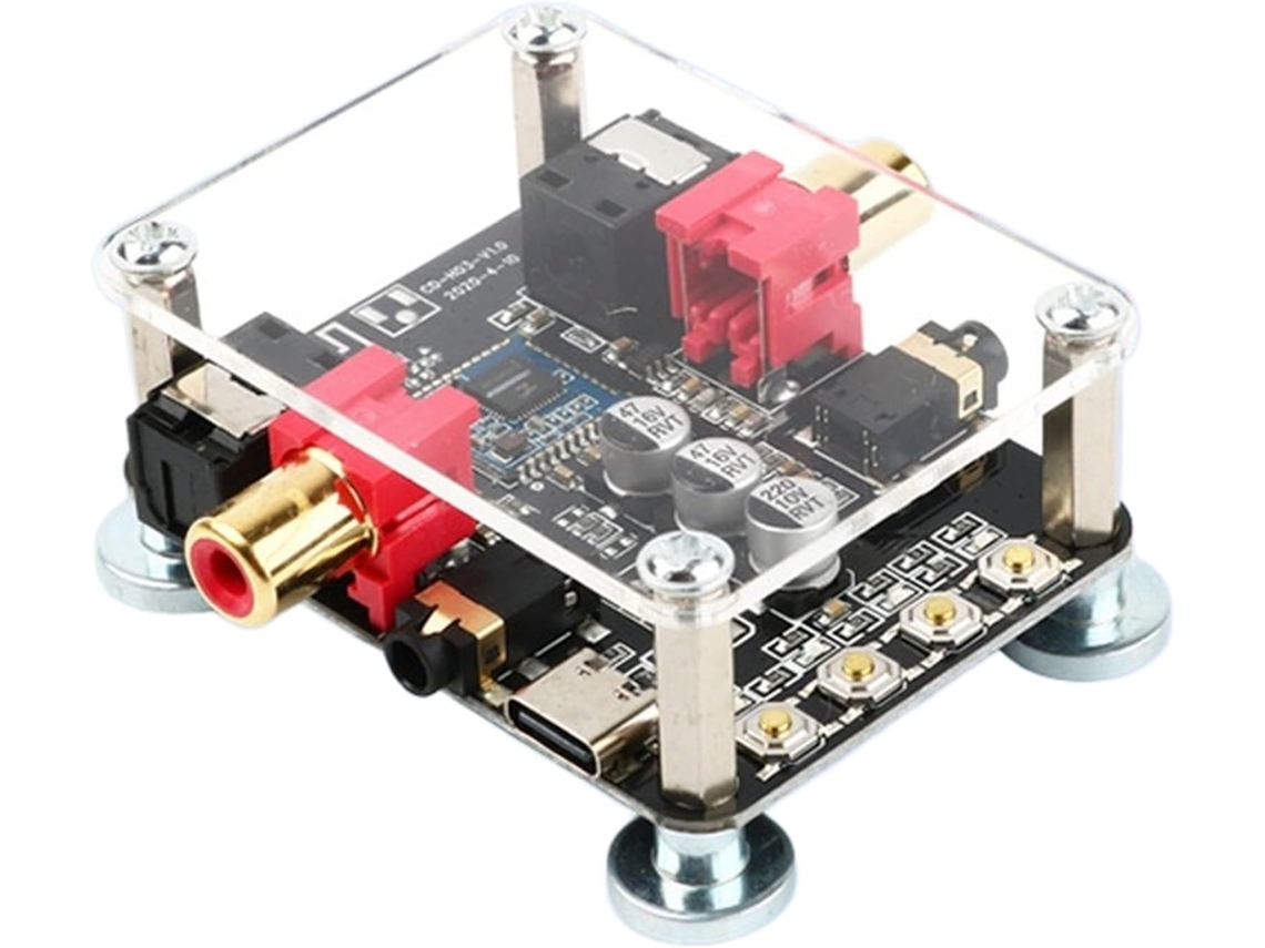 Receptor Hifi Con Cable De 50 W Con Decodificador Coaxial Y Radio Fm Compacta Con Pcb Para Entretenimiento.