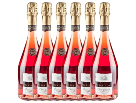 Espumante PERELADA Perelada Cuvée Rosat Trepat Brut Cava Joven (0.75 L - 6 unidades)