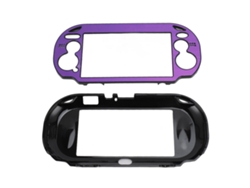 Estuche rígido para PS Vita 1000, ajuste perfecto, protección de aleación de aluminio morado
