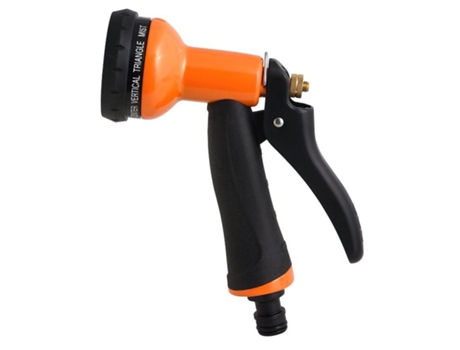 Pistola riego jardin manguera metal soft-touch 10 posiciones