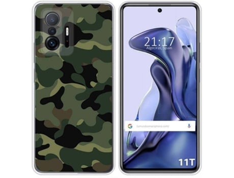 Carcasa Xiaomi 11T 5G / 11T Pro 5G TUMUNDOSMARTPHONE Camuflaje Multicolor