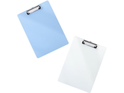 Portapapeles de plástico GOKOCO de 2 piezas con clip duradero, ligero y portátil para uso en la oficina (no disponible)