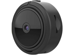 Minicámara espía Bestvite HD WiFi para interiores y exteriores con detección de movimiento y grabación (negra)