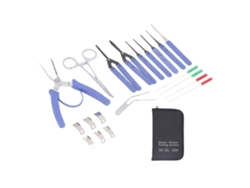 Kit De 20 Extractores De Roscas Rotas De Acero Para Muelles Con Bolsa De Almacenamiento