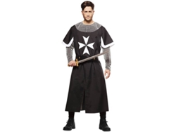 Disfraz de Hombre DISFRAZZES Cruzado Medieval Negro (Talla: S)