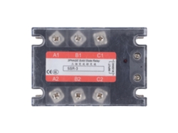 Relé De Estado Sólido Trifásico De 10 A Y 480 V Ca Con Indicador Led, Ignífugo Para Máquinas Cnc.