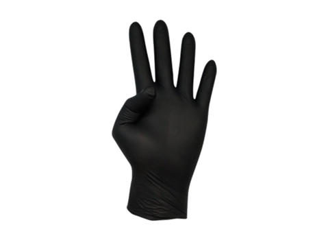 Guante nitrilo negro mediano caja 20