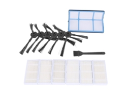 Kit de reemplazo de filtro de aspiradora compatible con aspiradoras robóticas Ilife V3, V3s, V5 y V5s