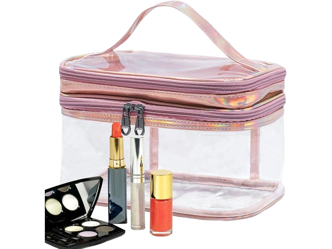 Nécessaire Transparente Para Artigos De Higiene Pessoal – À Prova D'água, Material Pu.