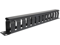 Organizador De Cables Metálico De 12 Ranuras Para Rack De 1u