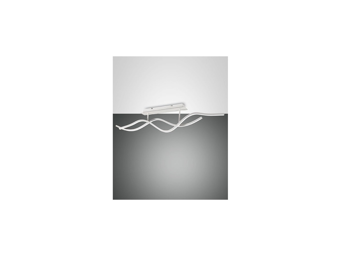 Lámpara de techo colgante LED Sinuo 36W Blanco 3666-65-102 FABAS LUCE