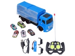 Ats-camión De Juguete Con Almacenamiento De Gran Capacidad Transportador De Coches Doble Lado Para Regalos