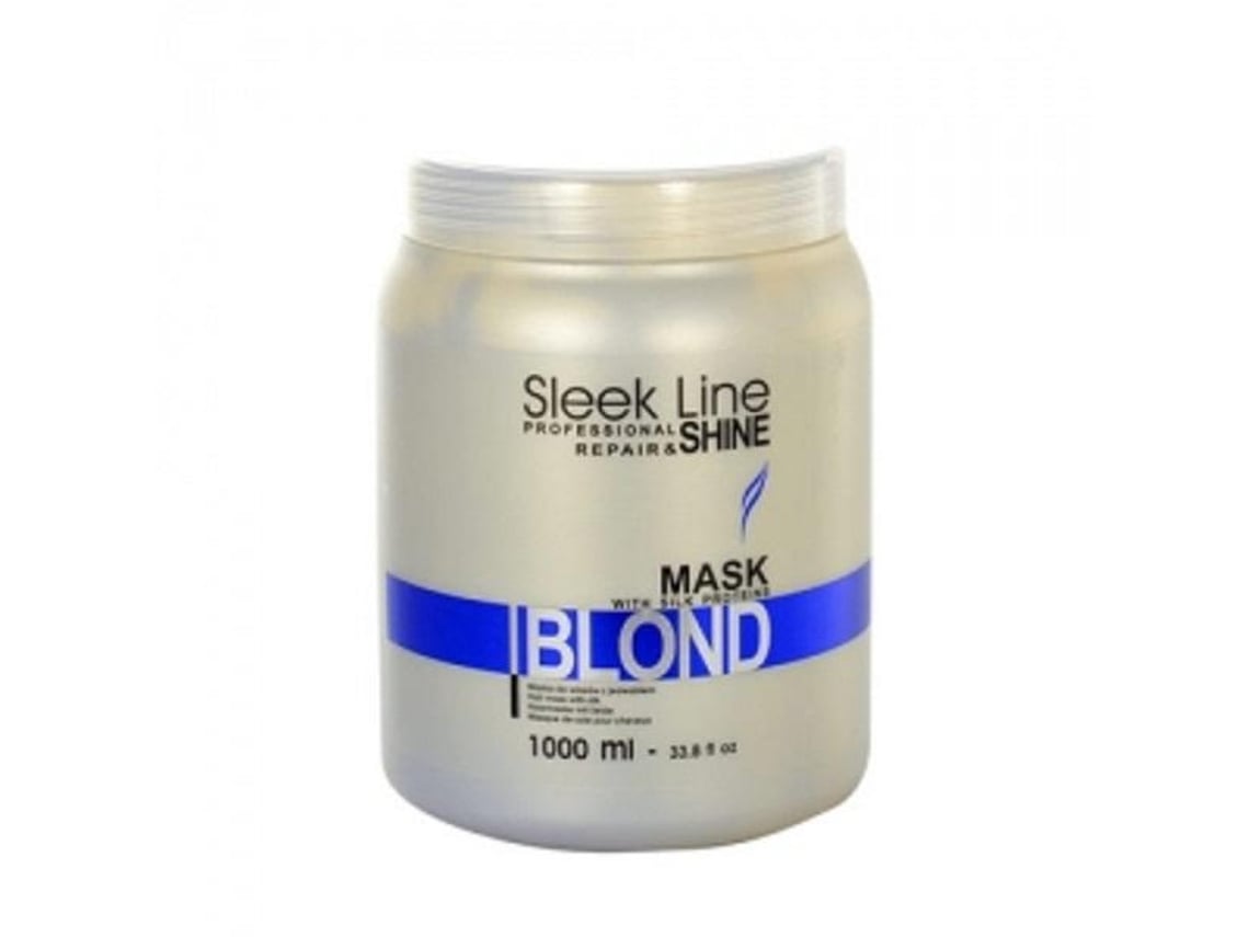 máscara de la máscara elegante Rubio STAPIZ línea con el platino cabello rubio seda proporcionar sombra 1000ml